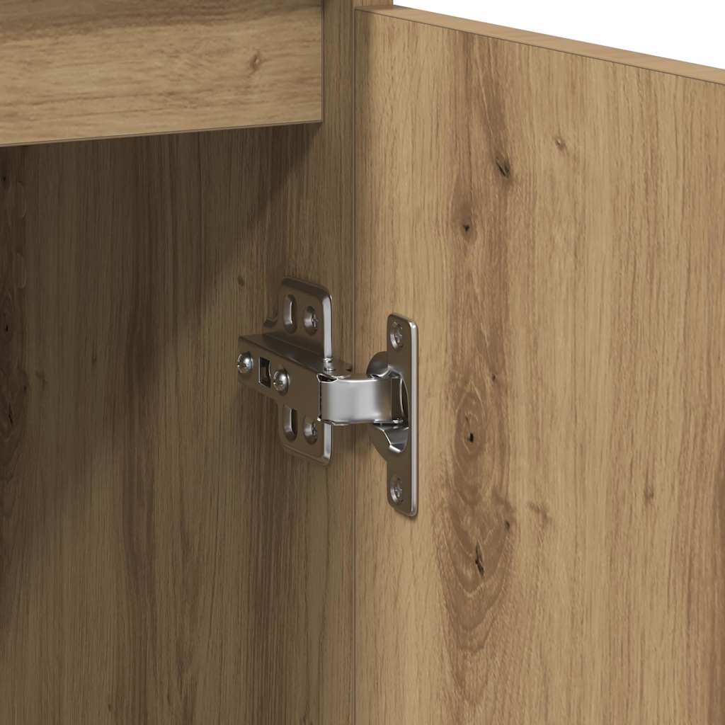 Sideboard with Drawer Artisan Oak 71x35x65 cm Engineered Wood