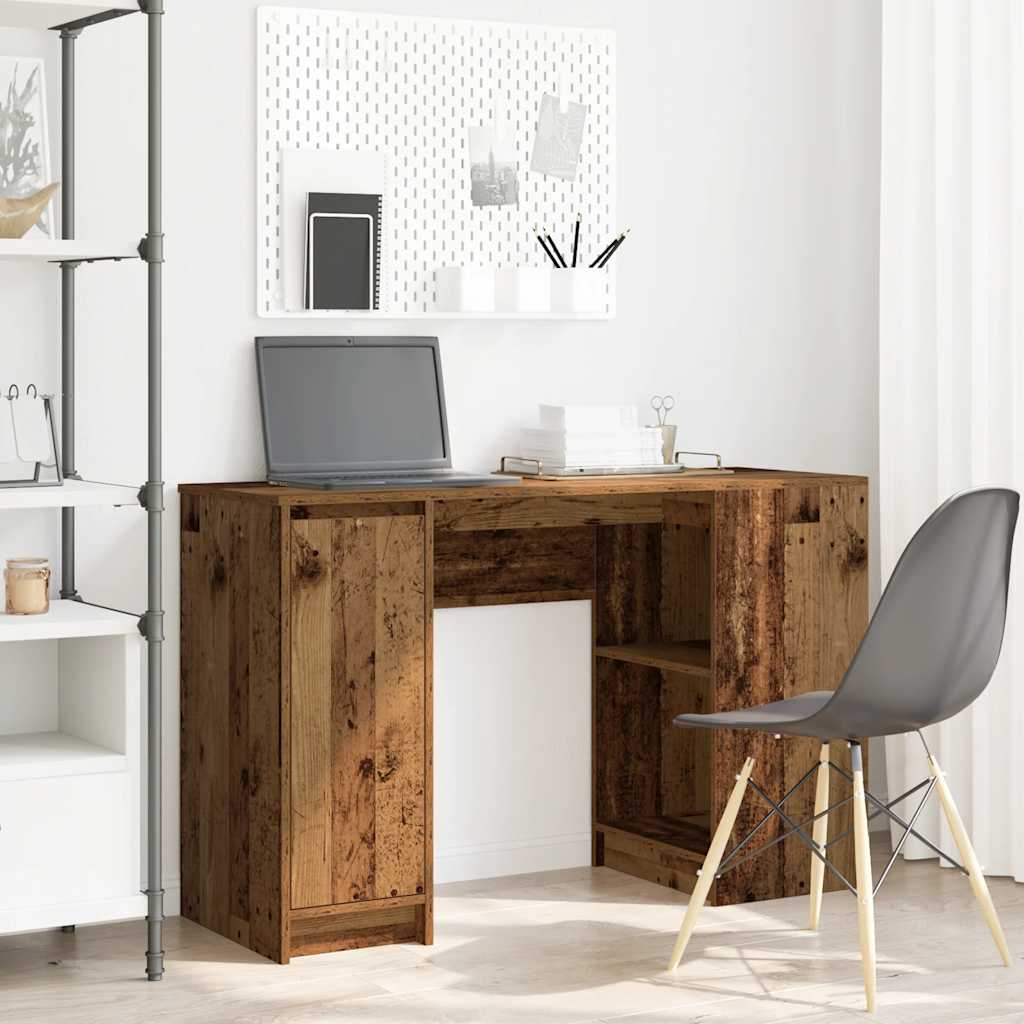 Desk Old Wood 120x42x76 cm Engineered Wood