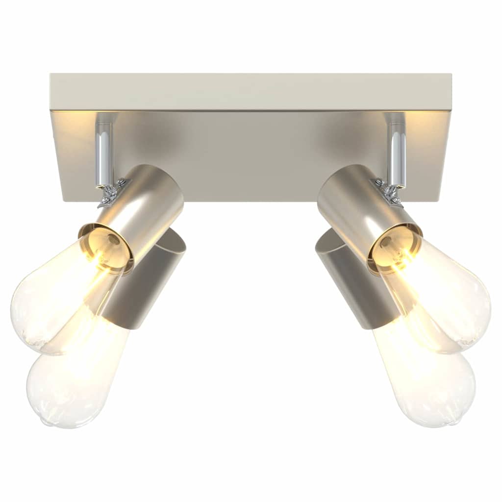 Ceiling Spotlight Nickel 26 x 26 x 11.5 cm Metal