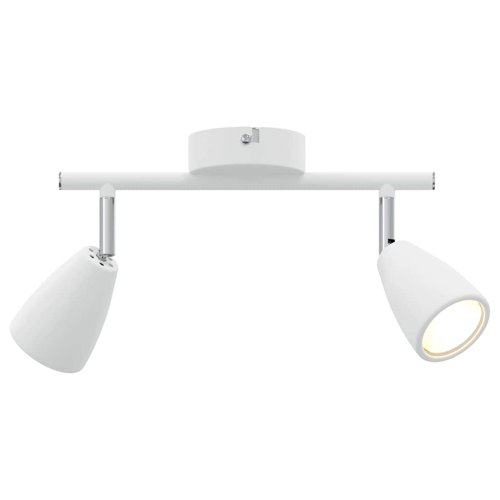 Ceiling Spotlight with Spotlights White 25.5 x 8 x 16 cm Metal