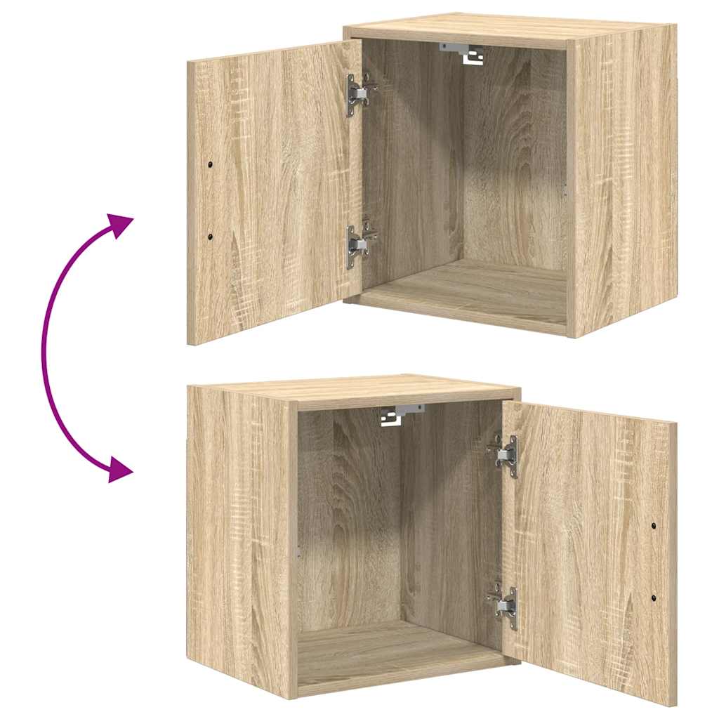 Garage Cabinets 2 pcs Sonoma Oak Engineered Wood
