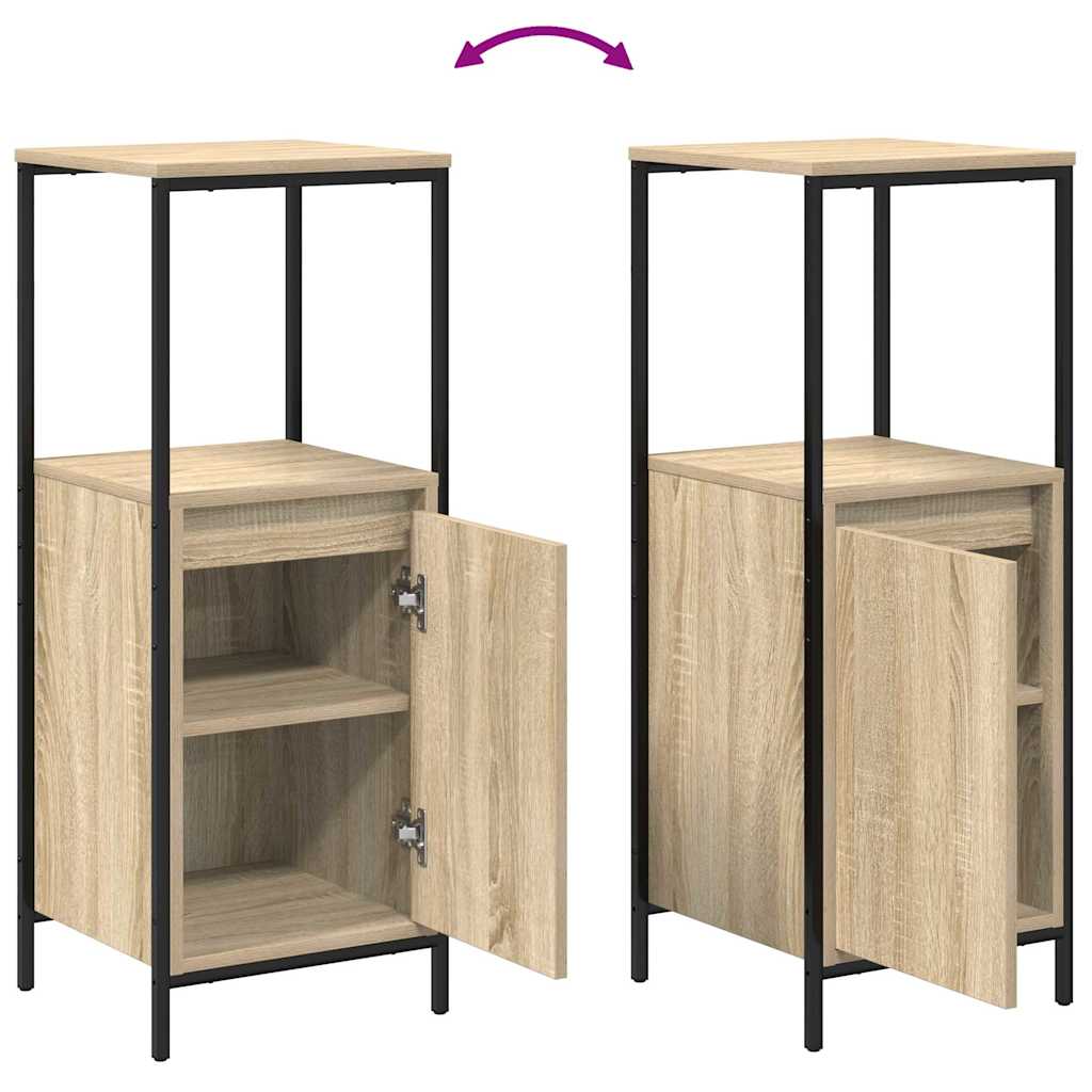 Bathroom Furniture Set 5 pcs Beige Engineered wood