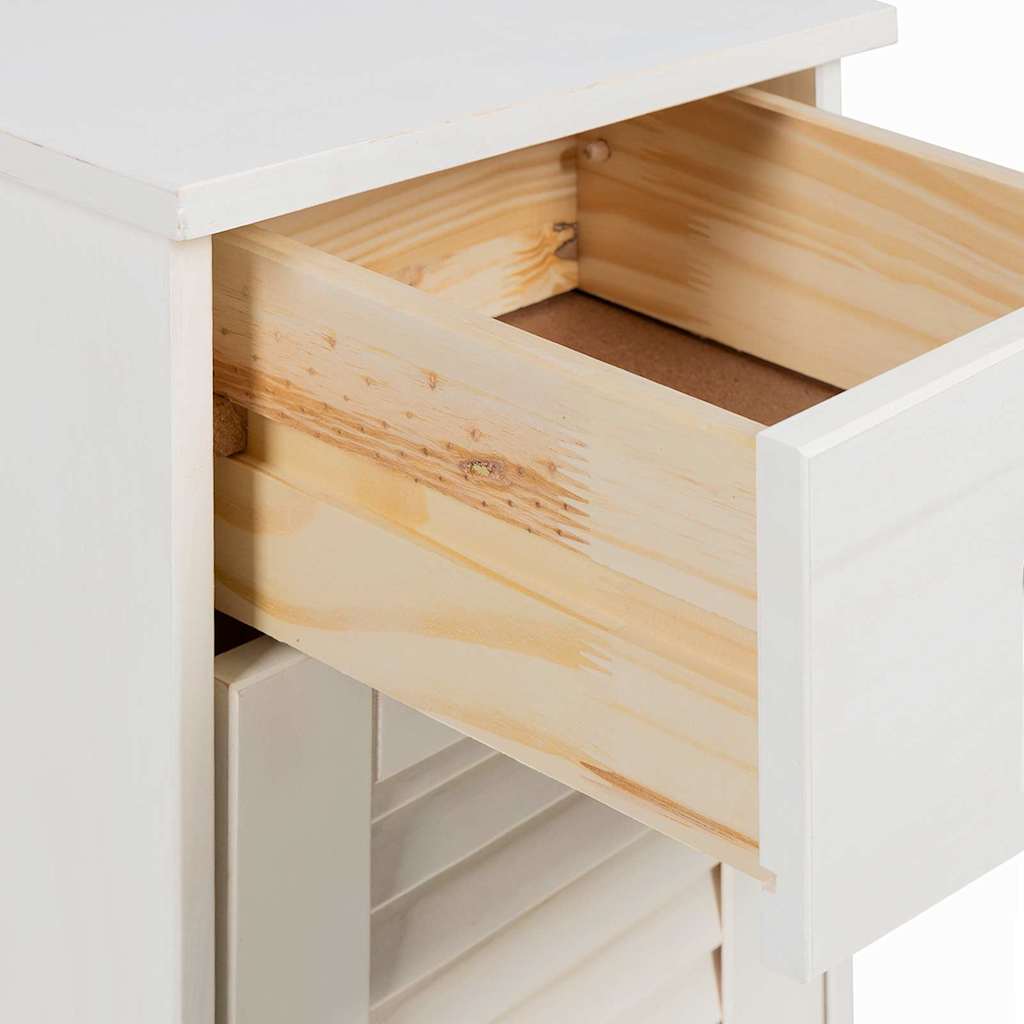 Bathroom Furniture Set VIGO 5 pcs Antique White Solid Pine Wood