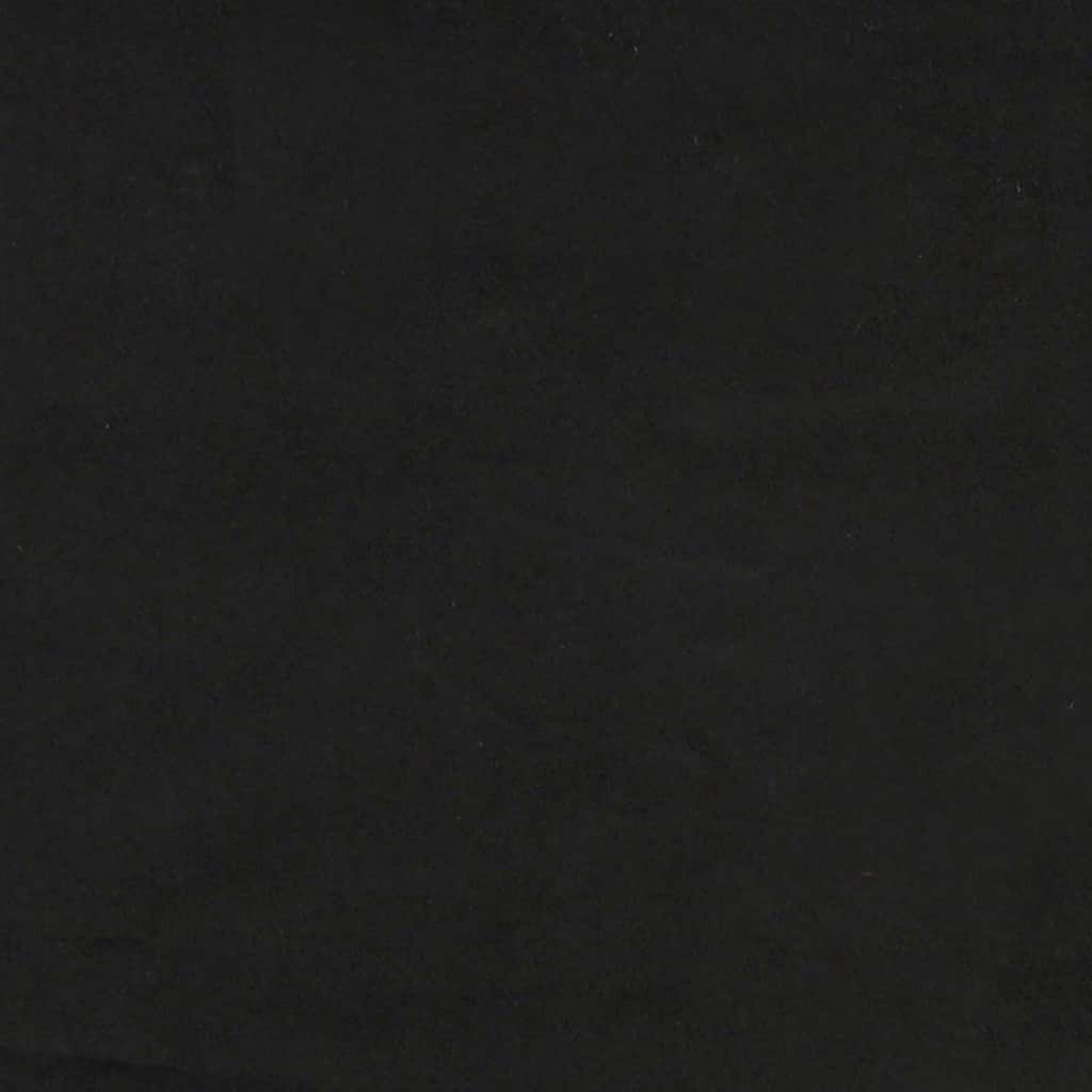 Floor Sofa Bed with Cushion Black 74 x 77 x 81 cm Velvet