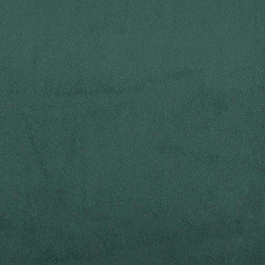 Floor Sofa Bed with Cushion Dark green 74 x 77 x 81 cm Velvet