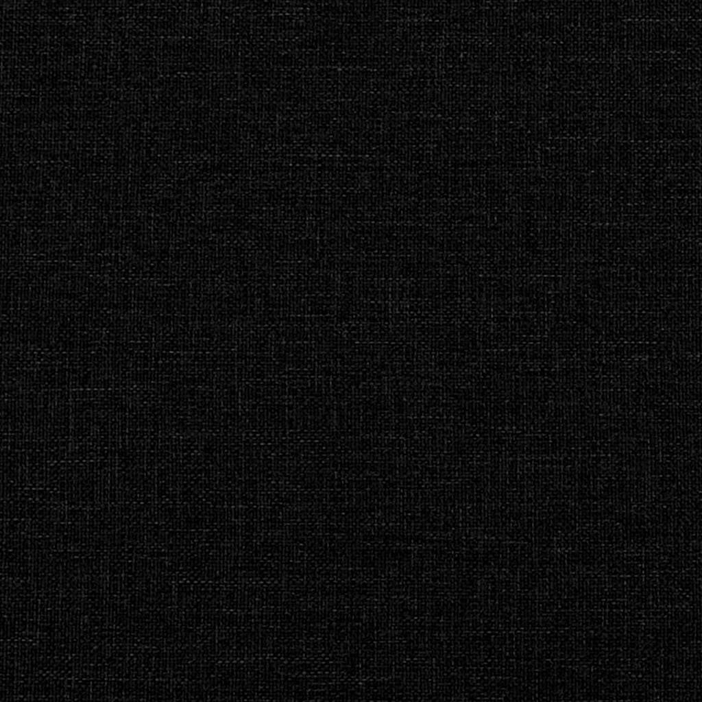 Floor Sofa Bed with Cushion Black 74 x 77 x 81 cm Fabric
