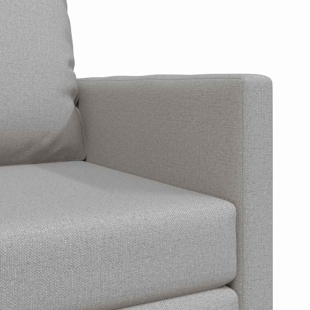 Floor Sofa Bed with Cushion Cloud grey 74 x 77 x 81 cm Fabric