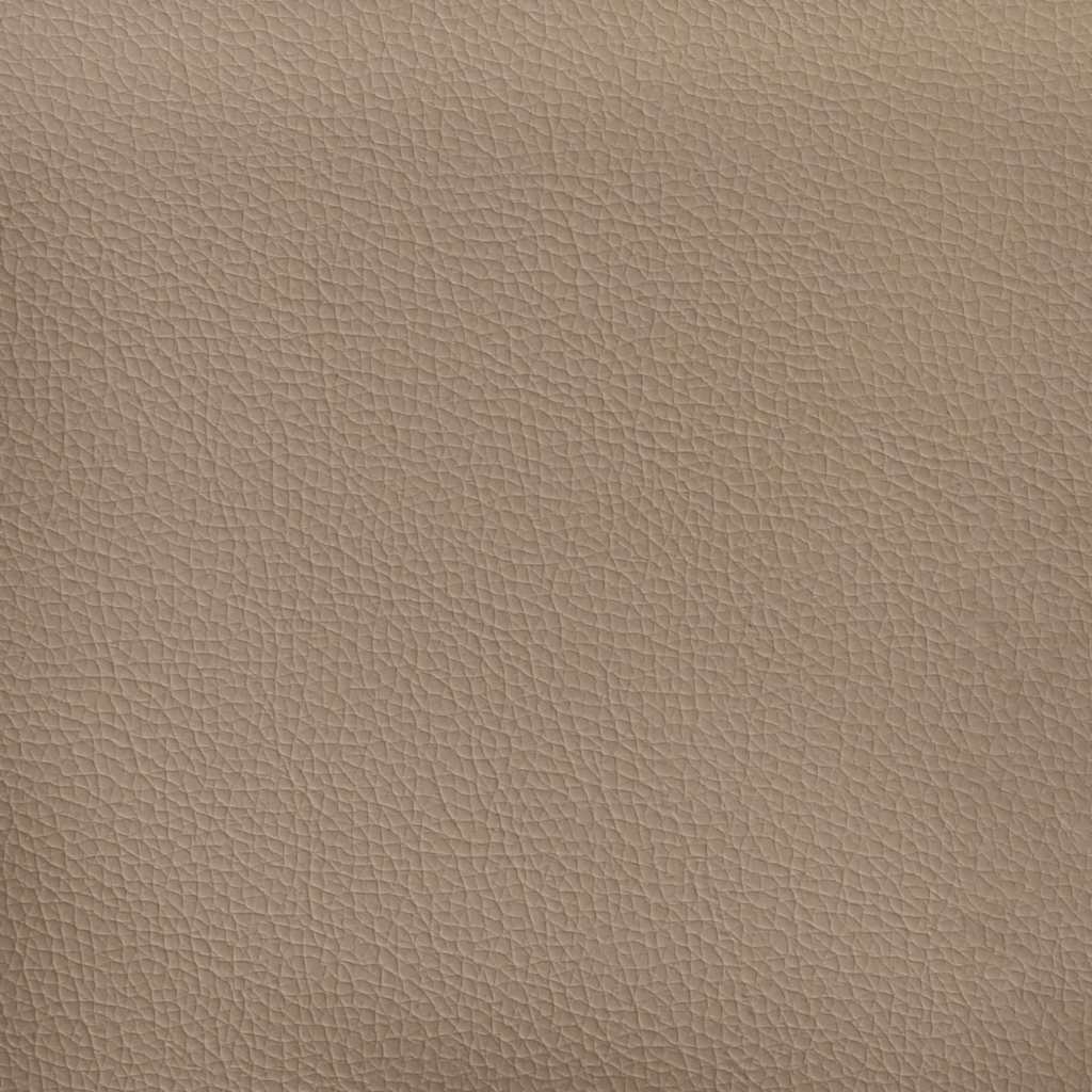 Floor Sofa Bed Cappuccino 74 x 77 x 81 cm Faux leather