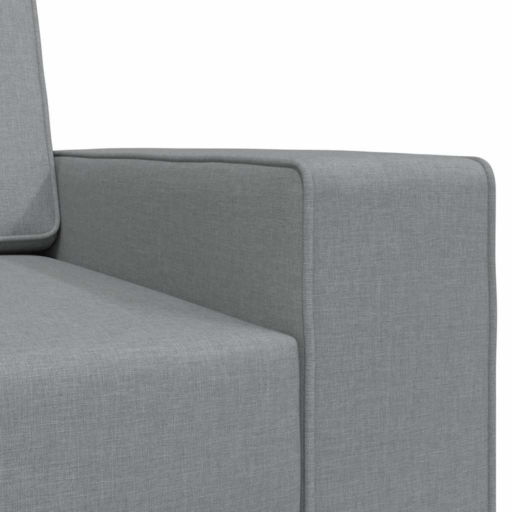 Floor Sofa Bed Light grey 245 x 78 x 77 cm Fabric