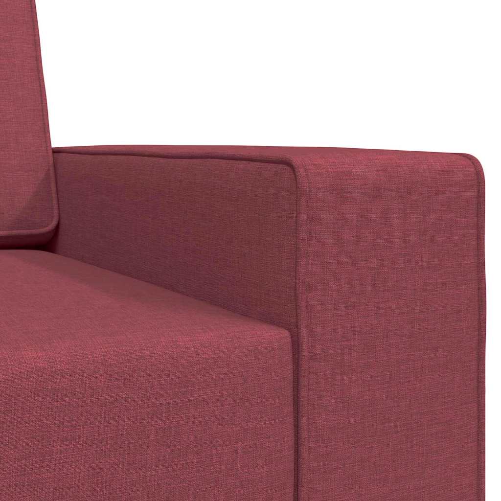 Floor Sofa Bed Wine red 245 x 78 x 77 cm Fabric