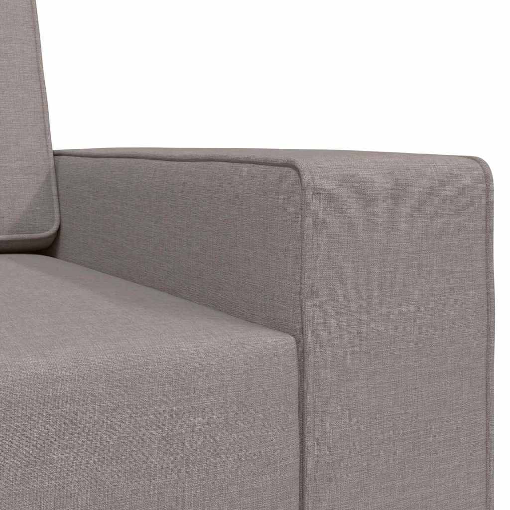 Floor Sofa Bed Taupe 245 x 78 x 77 cm Fabric