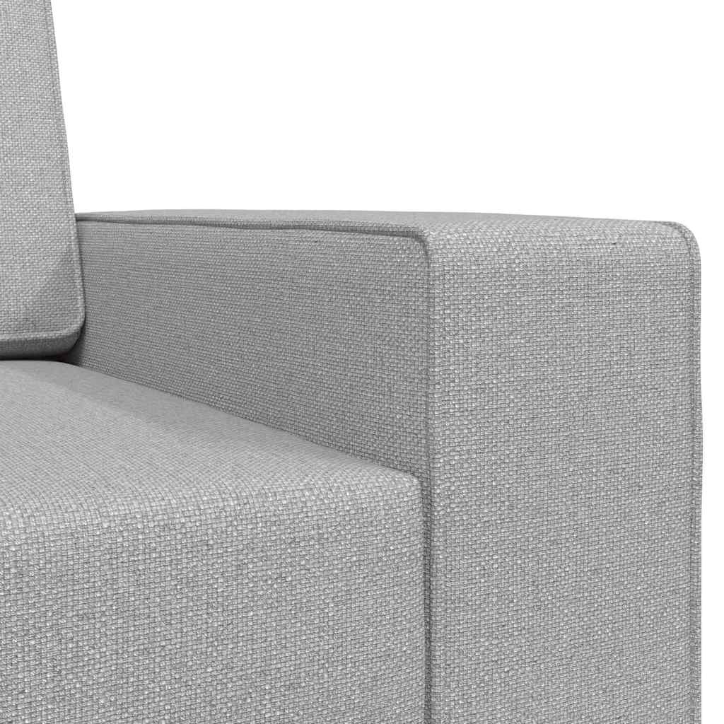 Floor Sofa Bed Cloud grey 245 x 78 x 77 cm Fabric