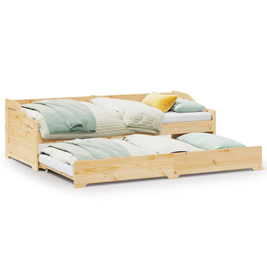 Daybed with Trundle without Mattress IRUN 90x200 cm