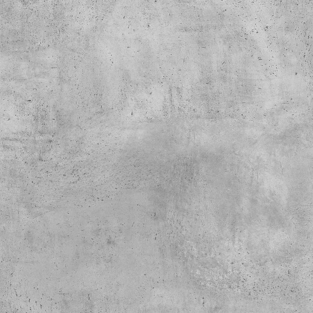 Bed Frame No Mattress Concrete Grey 200x200 cm Engineered Wood