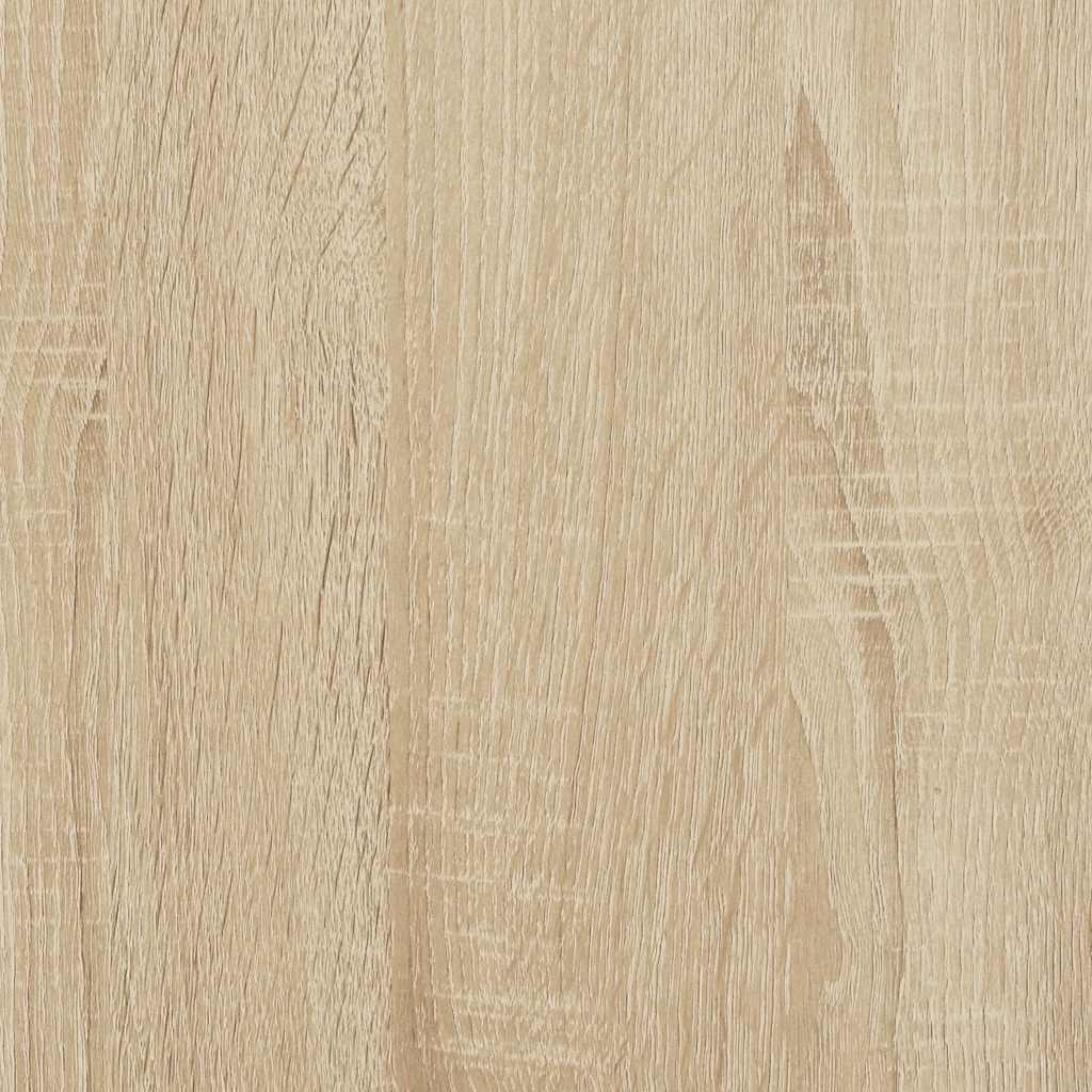 Bed Frame No Mattress Sonoma Oak 150x200 cm King Size Engineered Wood