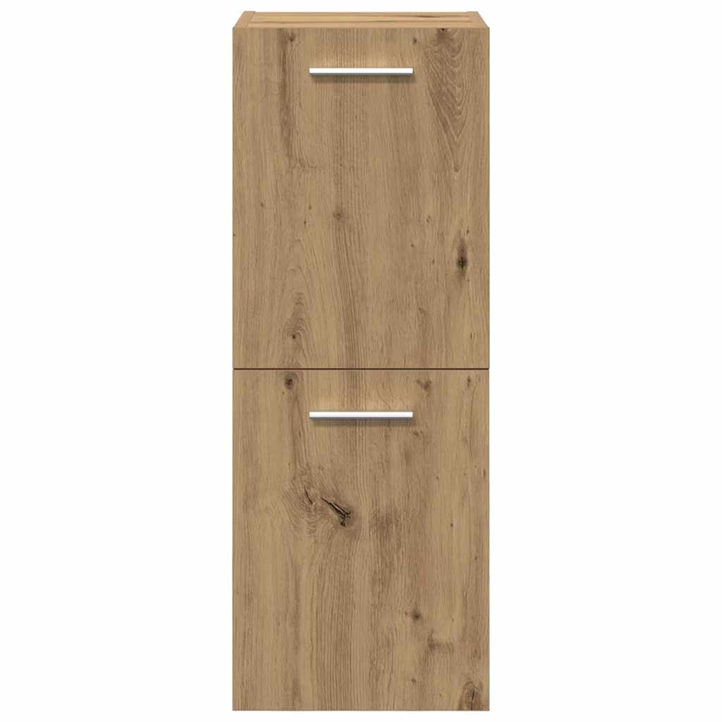 5 Piece Bathroom Furniture Set Artisan Oak Engineered Wood
