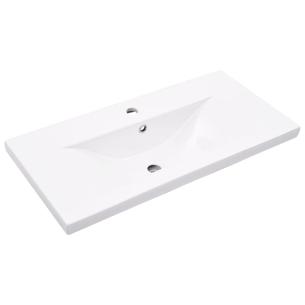 Sink Cabinet with Built-in Basin Old Wood