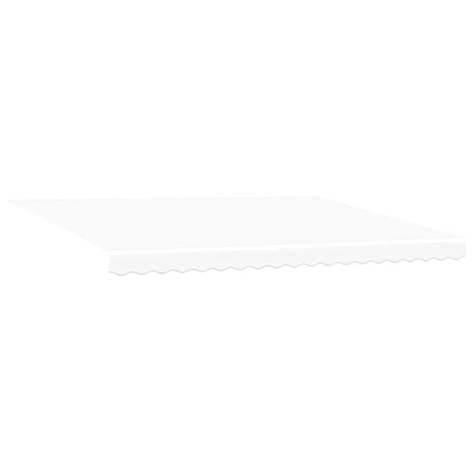 Awning Canopy Replacement for 4.5x3.5 m White Polyester