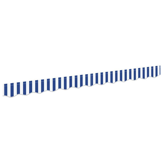 Awning Valance Replacement for 2.5 m Blue & White Stripe