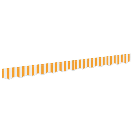 Awning Valance Replacement for 2.5 m Yellow & White Stripe