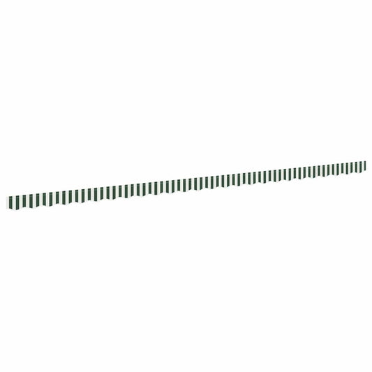 Awning Valance Replacement for 6 m Green & White Stripe