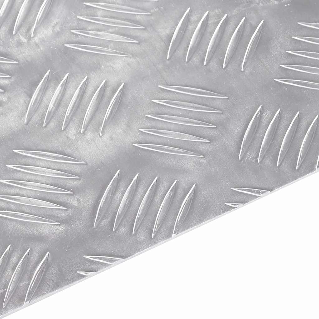 Stair Tread 2 pcs 40 x 40 cm Silver Aluminium Square
