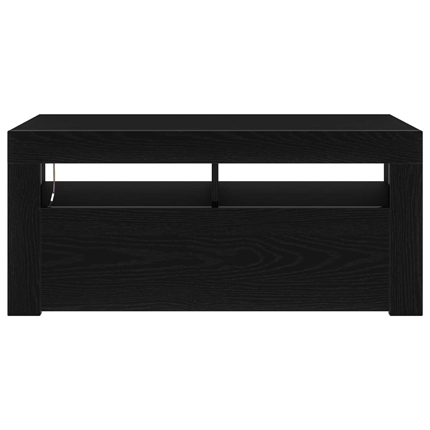 TV Cabinet 90 x 35 x 40 cm Black Oak Engineered Wood