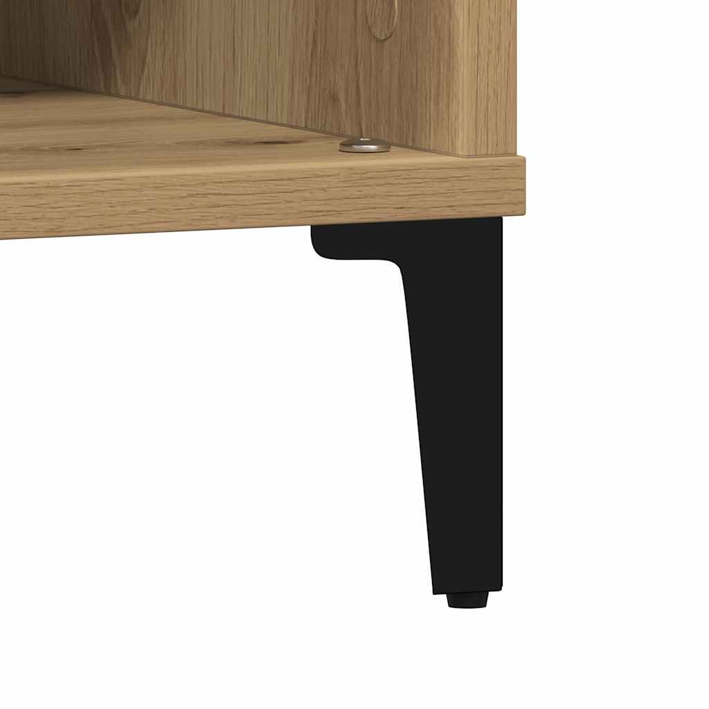 Coffee Table Artisan oak 60 x 60 x 30 cm Engineered wood