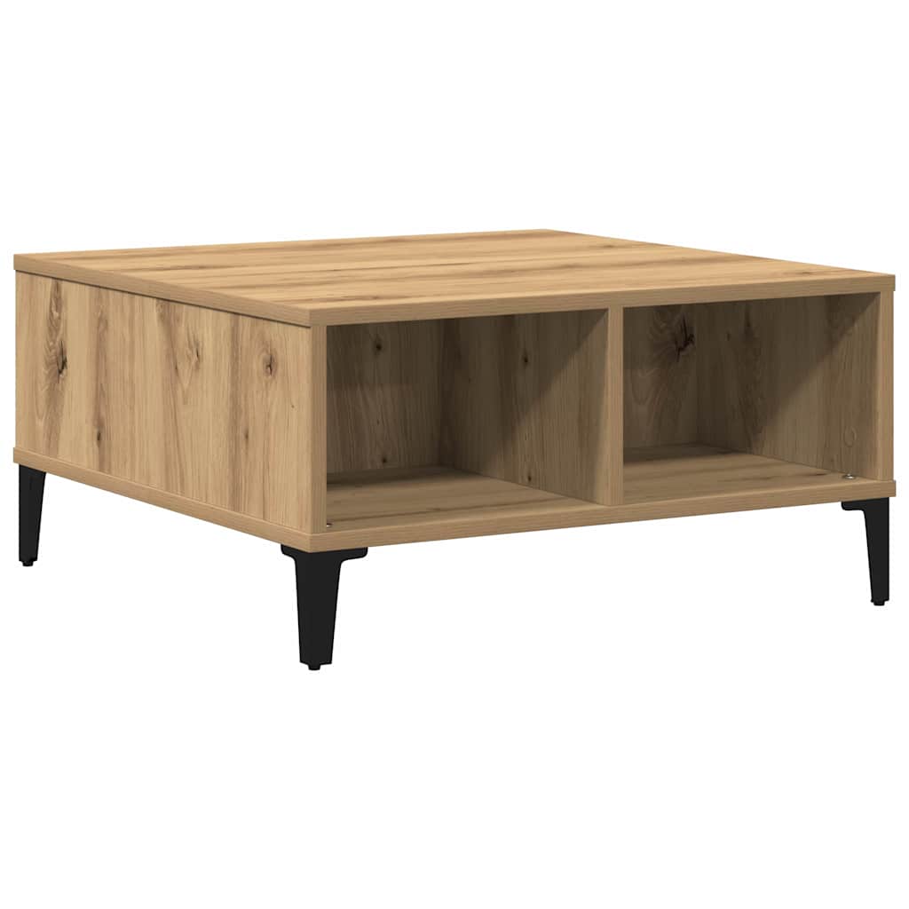 Coffee Table Artisan oak 60 x 60 x 30 cm Engineered wood