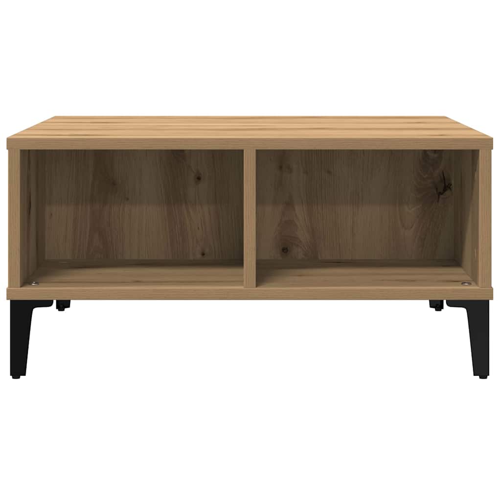 Coffee Table Artisan oak 60 x 60 x 30 cm Engineered wood