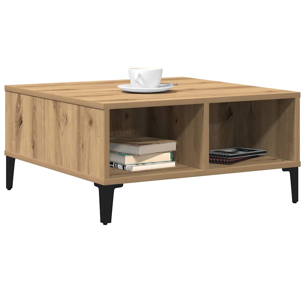 Coffee Table Artisan oak 60 x 60 x 30 cm Engineered wood