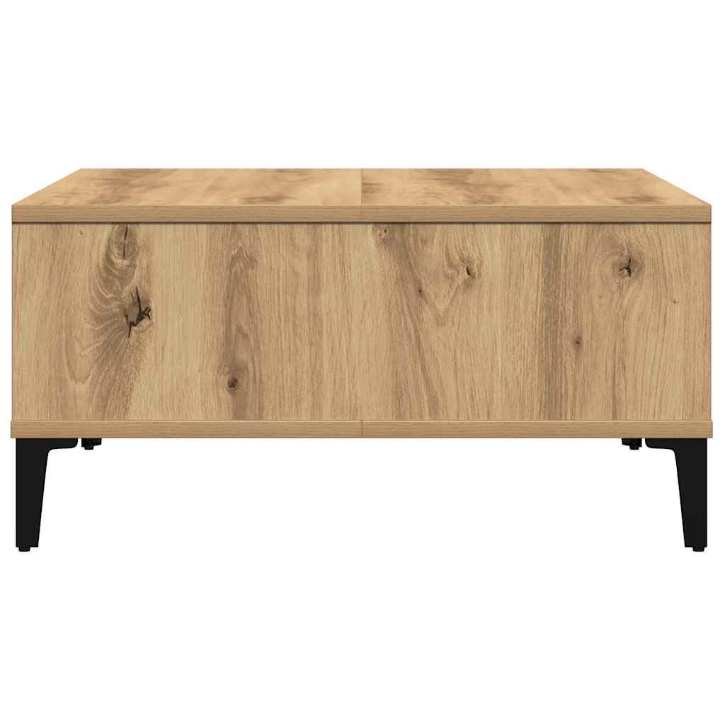 Coffee Table Artisan oak 60 x 60 x 30 cm Engineered wood