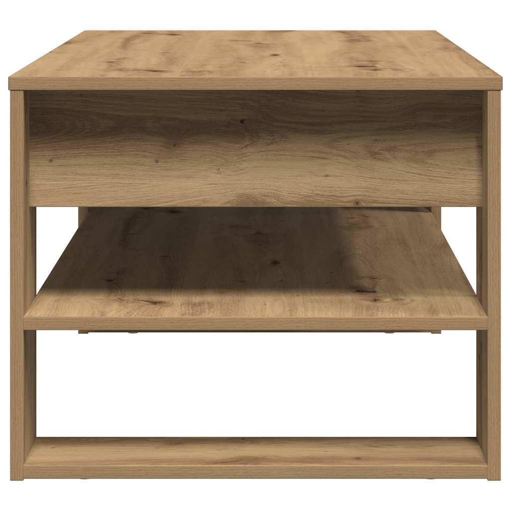 Coffee Table Artisan oak 102 x 55 x 45 cm Engineered wood