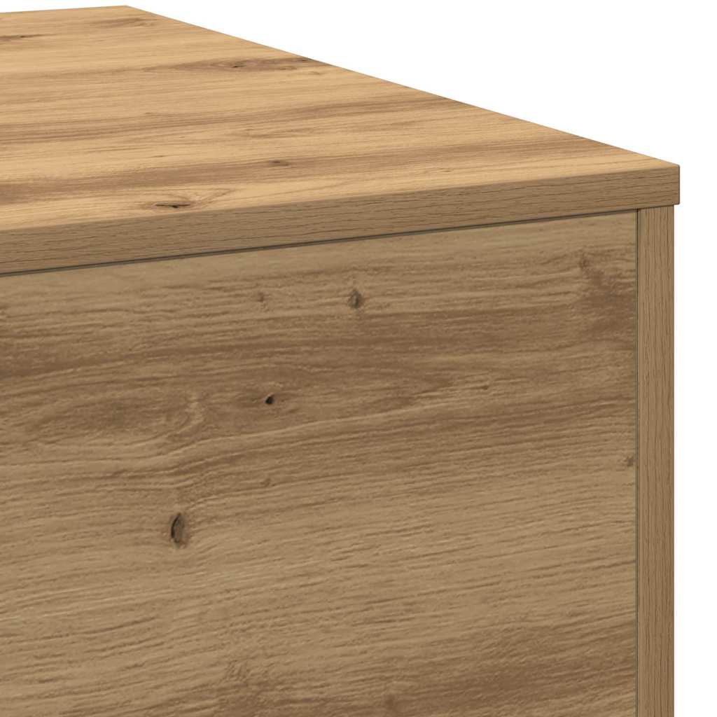 Coffee Table Artisan oak 80 x 80 x 31 cm Engineered wood