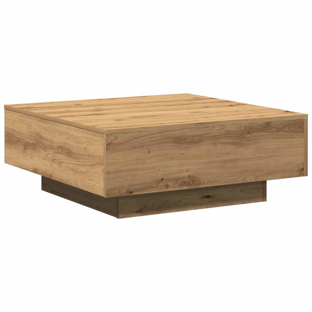 Coffee Table Artisan oak 80 x 80 x 31 cm Engineered wood