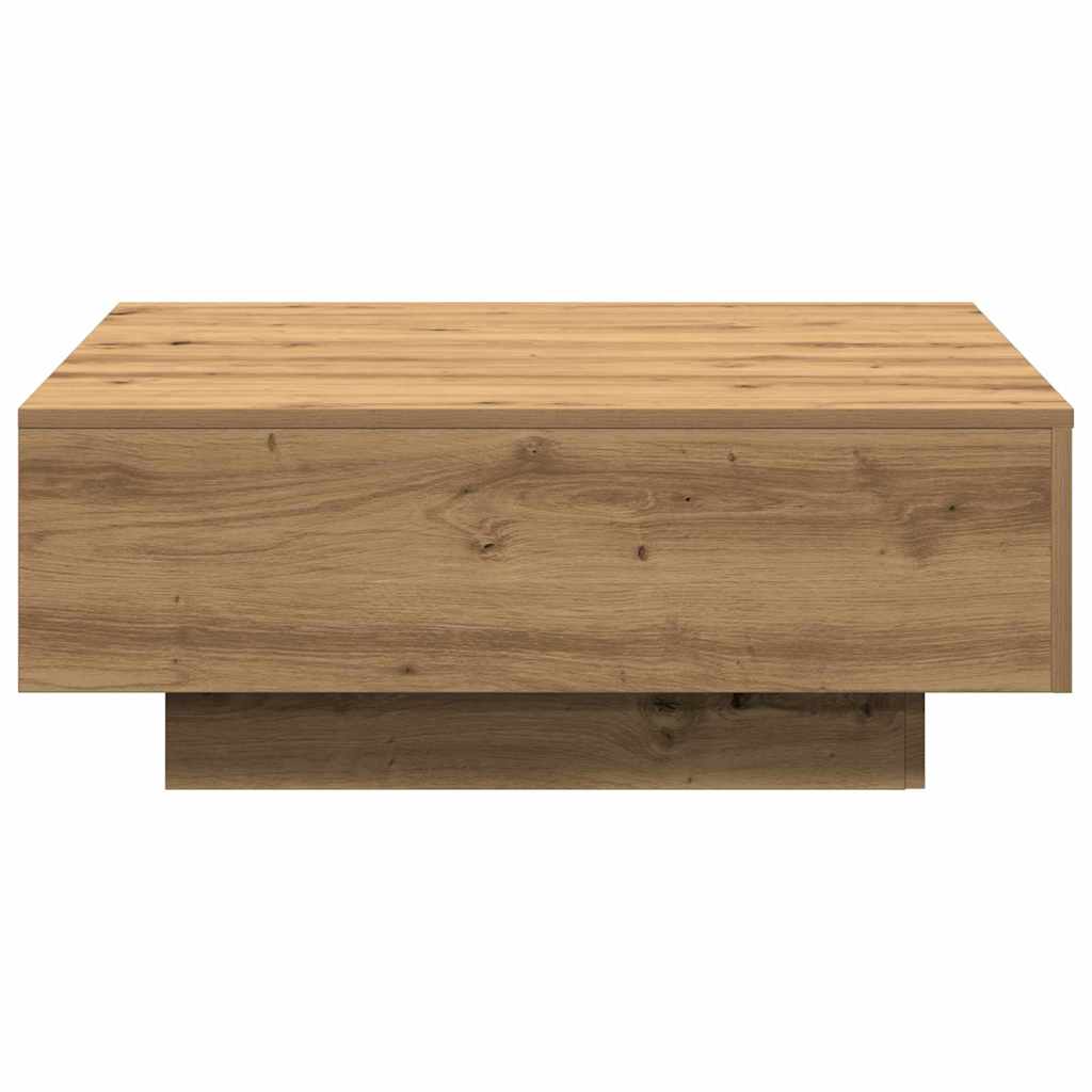 Coffee Table Artisan oak 80 x 80 x 31 cm Engineered wood