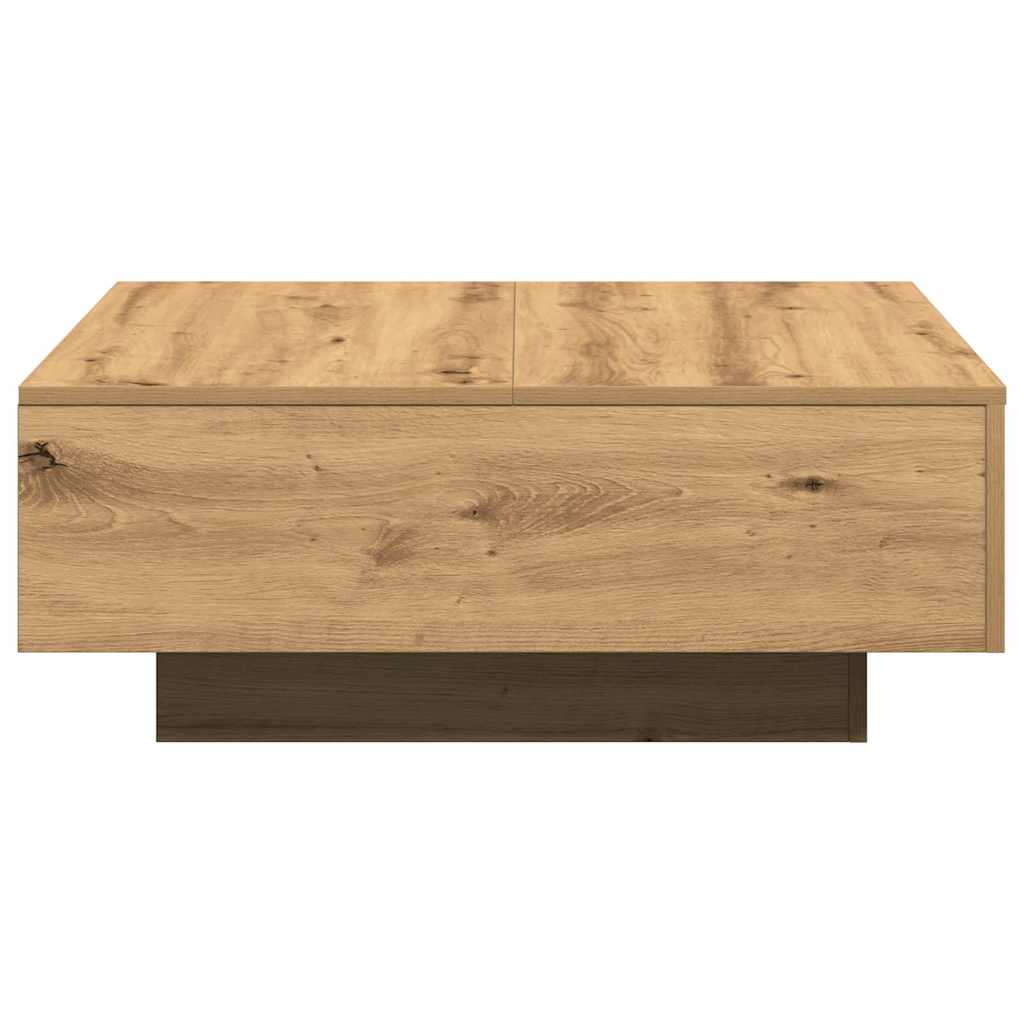 Coffee Table Artisan oak 80 x 80 x 31 cm Engineered wood