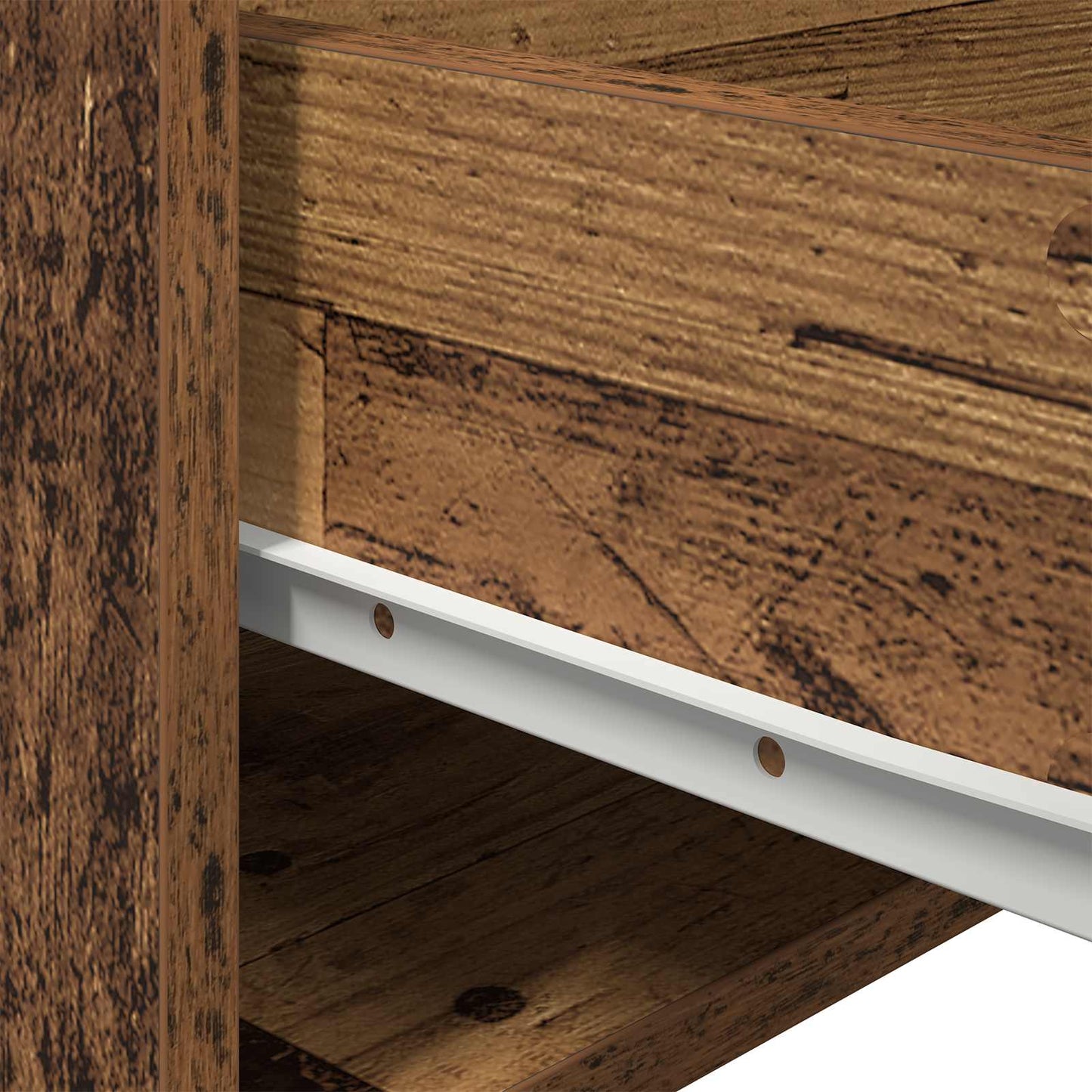 Wall-mounted Bedside Cabinet Old Wood 50 x 36 x 30 cm