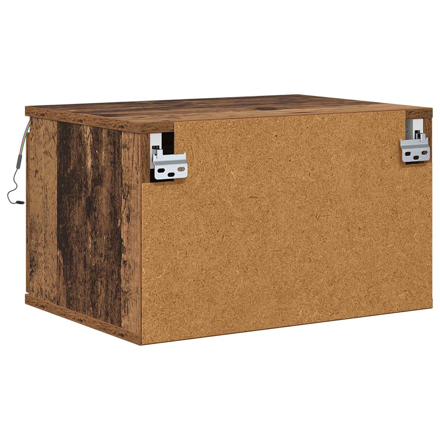Wall-mounted Bedside Cabinet 2 pcs Old Wood 50 x 36 x 30 cm