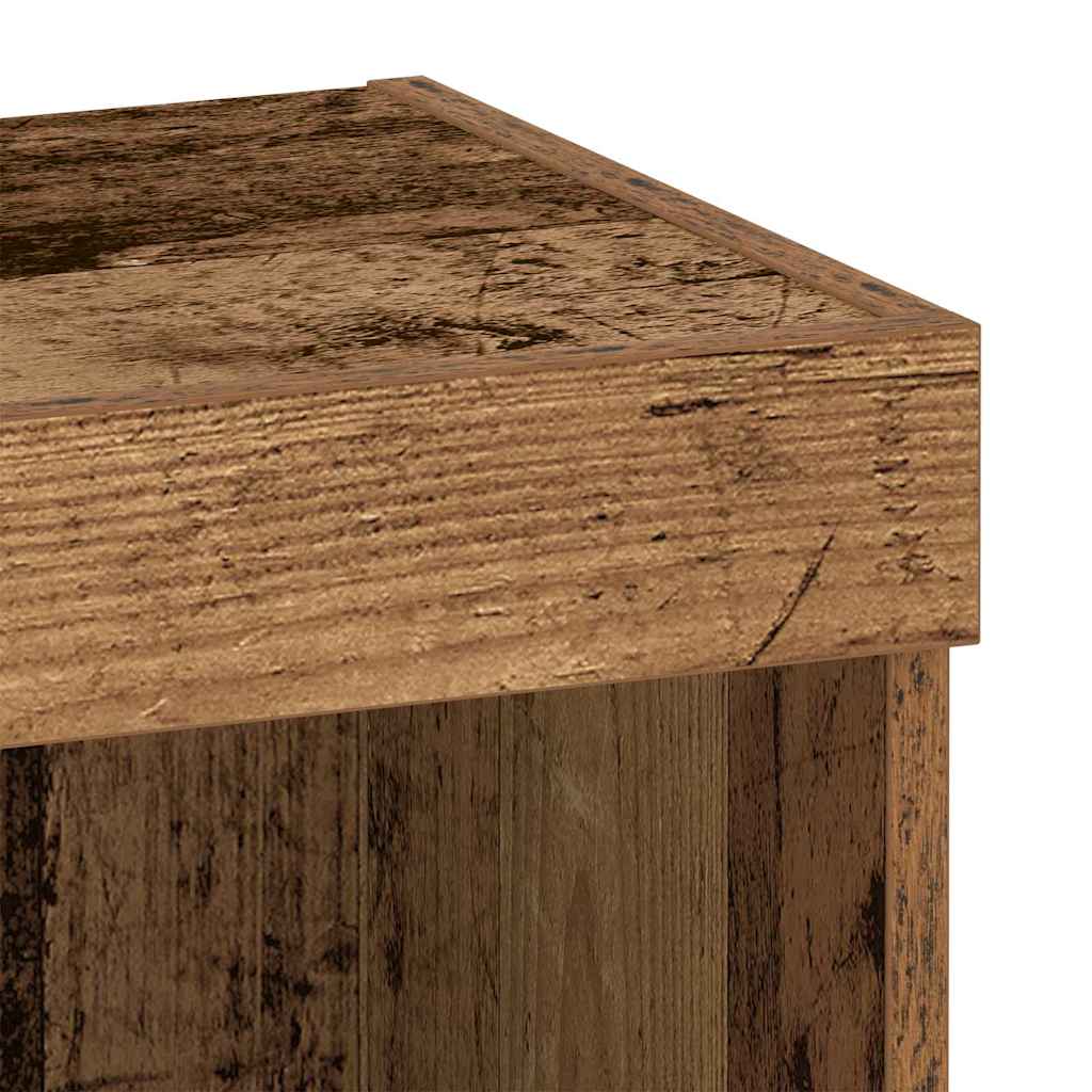 TV Cabinet Set 2 pcs Old Wood Engineered Wood