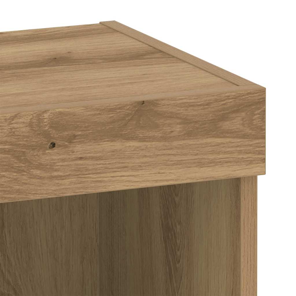 TV Cabinet Set 2 pcs Artisan Oak Engineered Wood