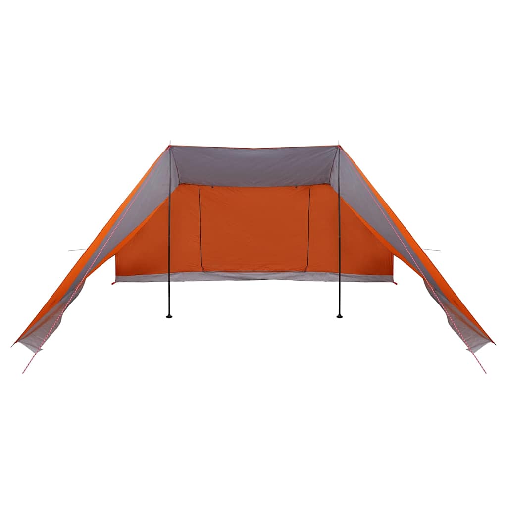 Tipi Tent 12-Person Grey and Orange Taffeta