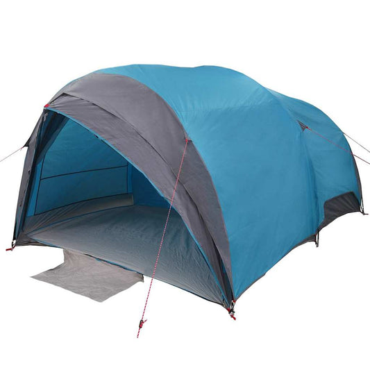 Tunnel tent 6-Person Waterproof Blue Taffeta
