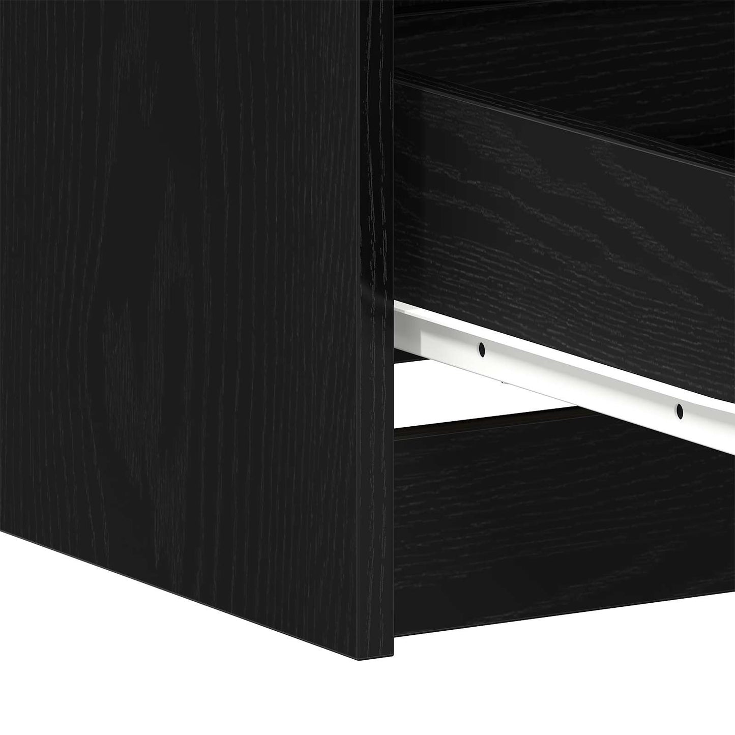 Desk Black Oak Engineered Wood 140 x 50 x 76 cm