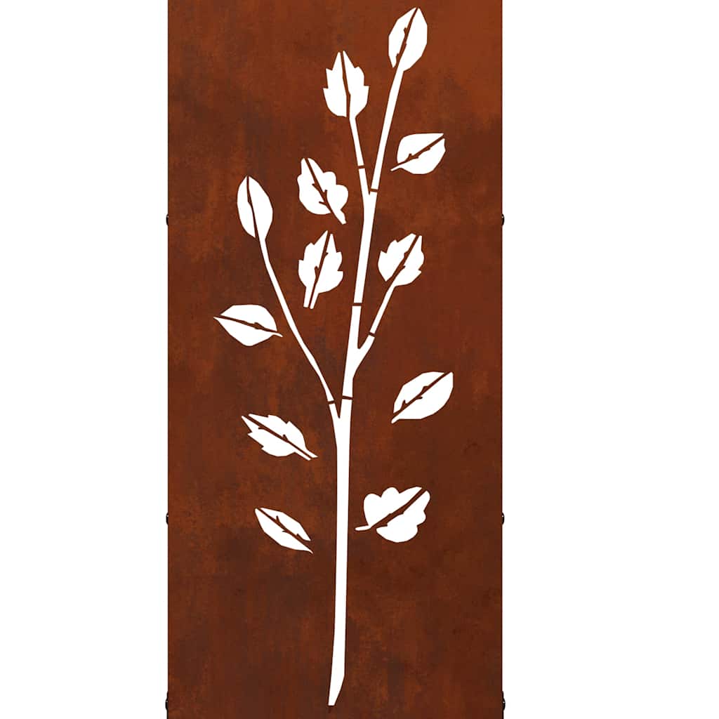 Firewood Rack 40x30x80 cm Weathering Steel