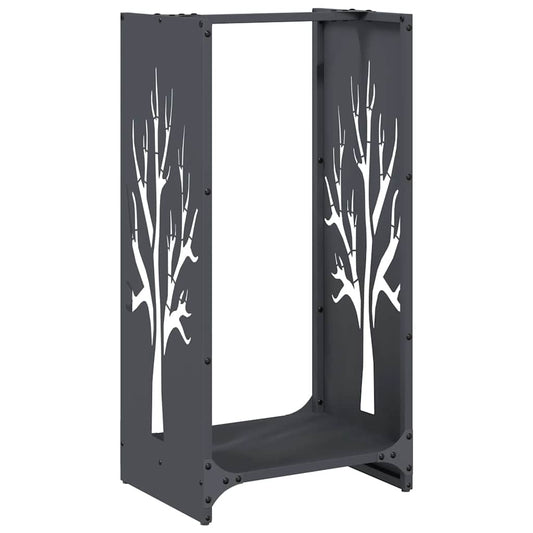 Firewood Rack Anthracite 40x30x80 cm Cold-rolled steel