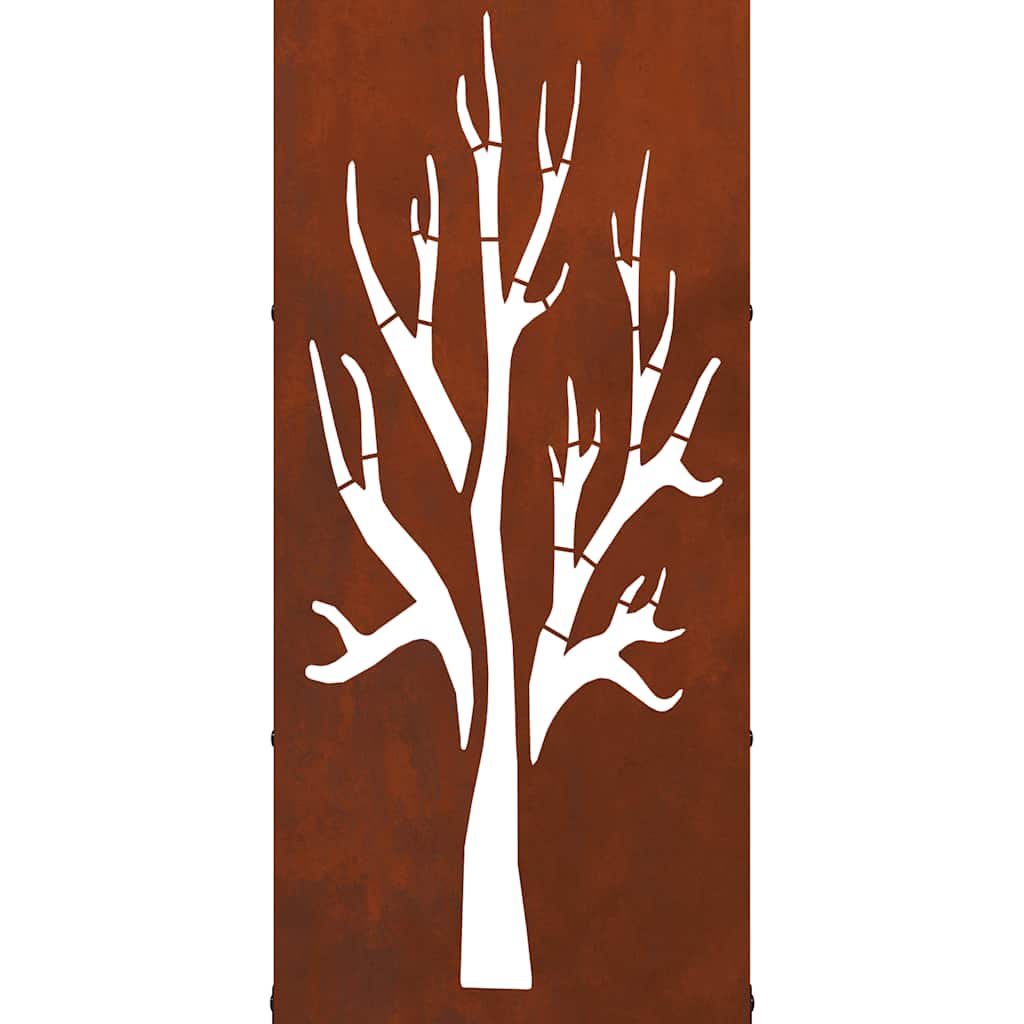 Firewood Rack 40x30x80 cm Weathering Steel