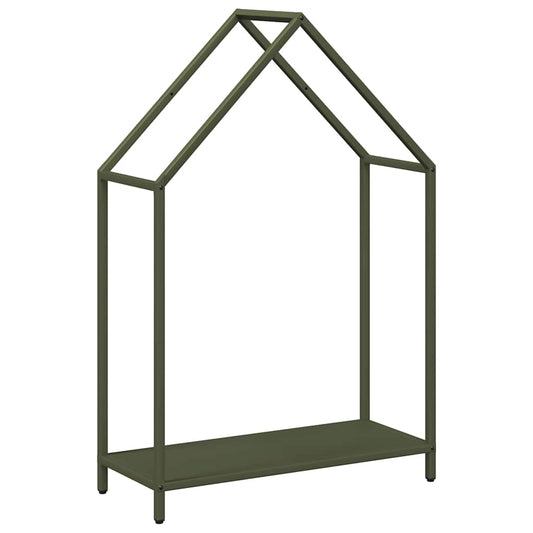 Firewood Rack Olive Green 60x25x90 cm Cold-rolled steel