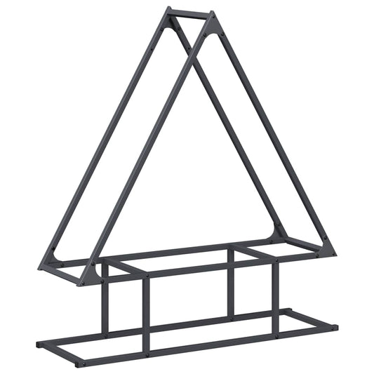 Firewood Rack Anthracite 80x25x90 cm Cold-rolled steel
