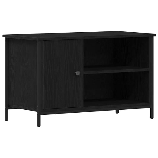 TV Cabinet 80 x 40 x 50 cm Black oak Engineered wood